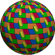 The rotationg Isoblock Sphere.
