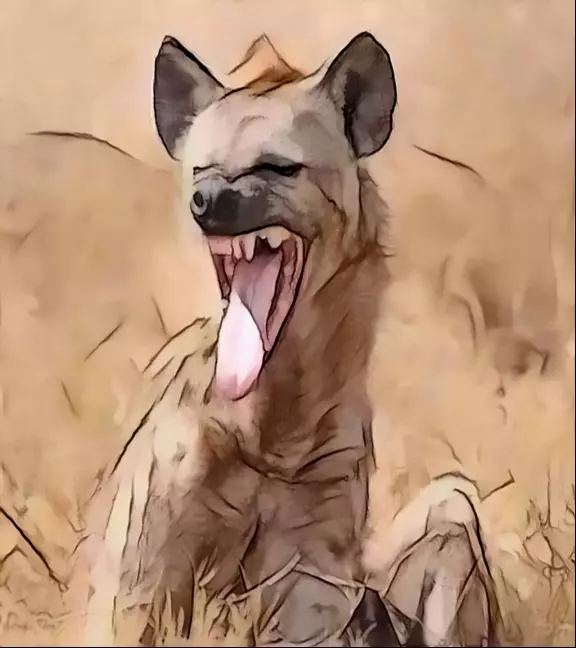 This image is 07_hyena_laughing